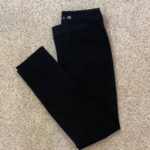 Old Navy Black High Rise Split Hem Pixie Pants